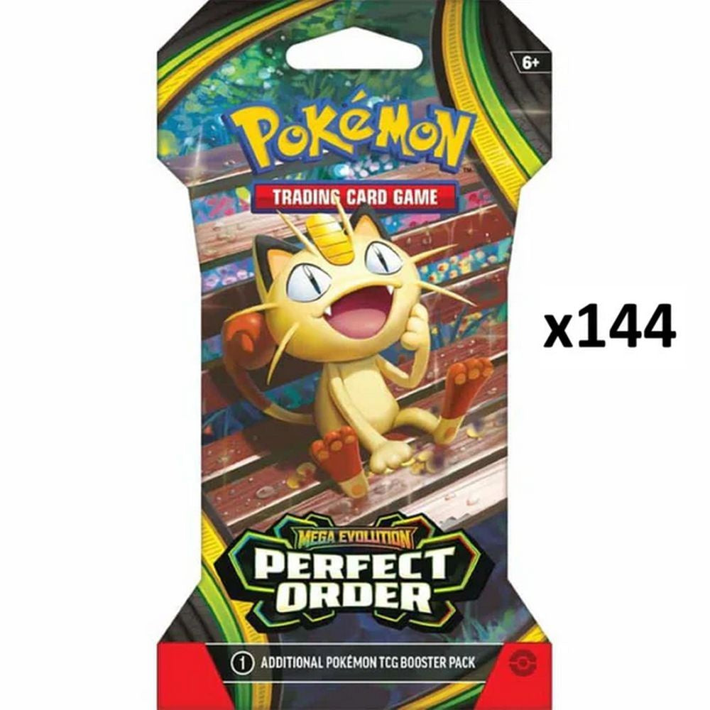 Pokémon TCG: Mega Evolution Perfect Order 144ct Sleeved Booster Case (ME03)
