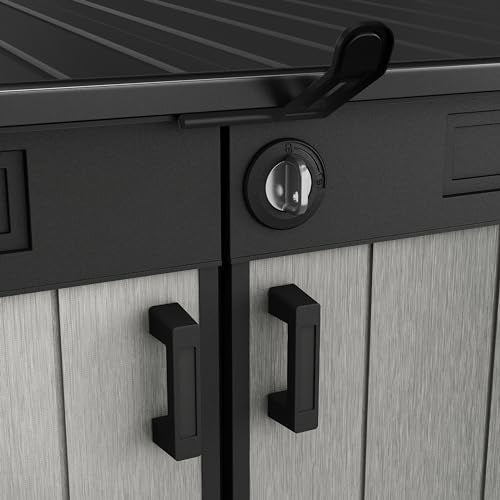 Keter Grande Store Outdoor Double Door Garden Furniture Storage Shed