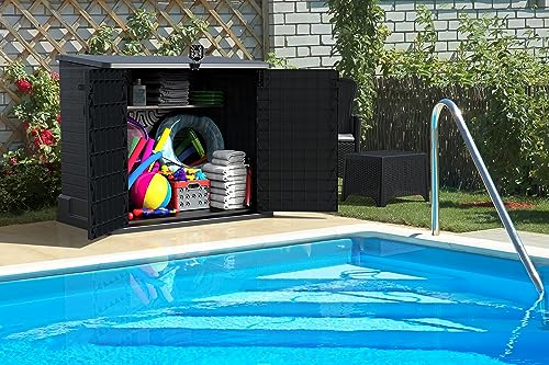 Duramax Cedargrain StoreAway 850L Plastic Garden Storage Shed