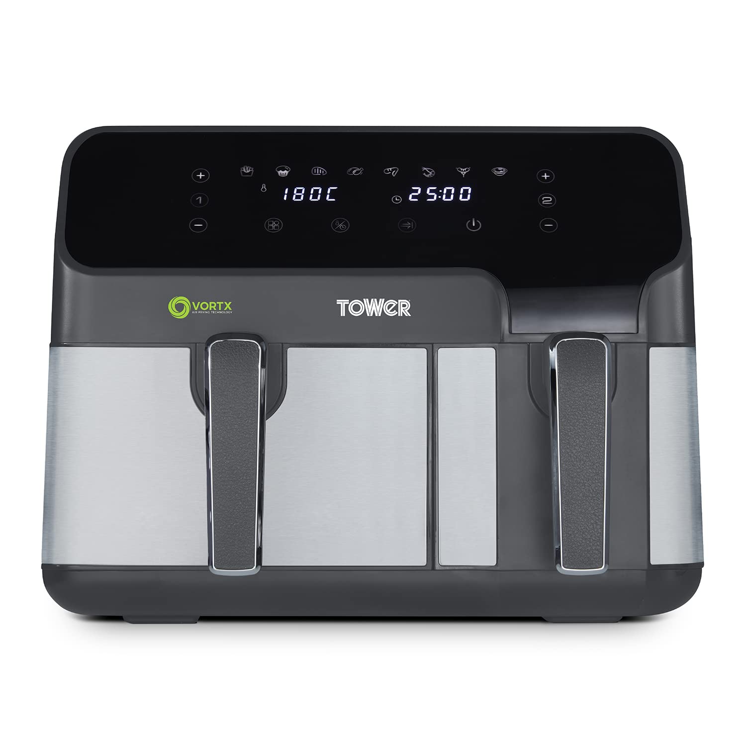 Tower Vortx 5.2L and 3.3L Eco Dual Drawer Air Fryer