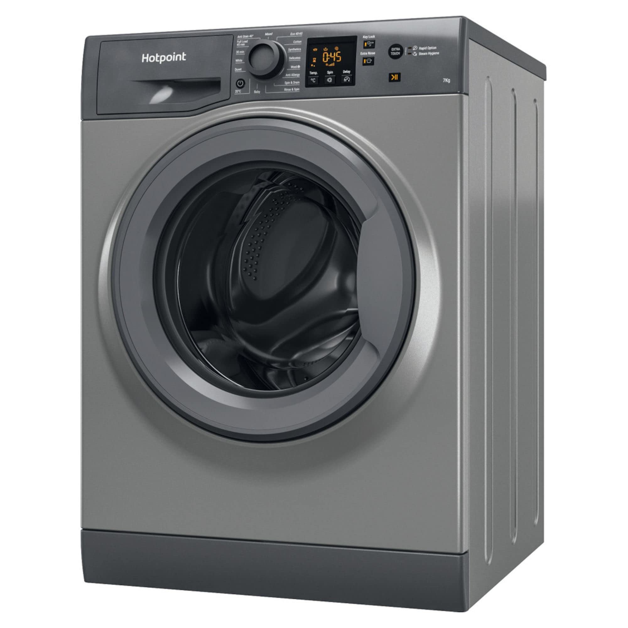 Hotpoint NSWR 743U GK UK N 7 kg 1400 Spin - Graphite