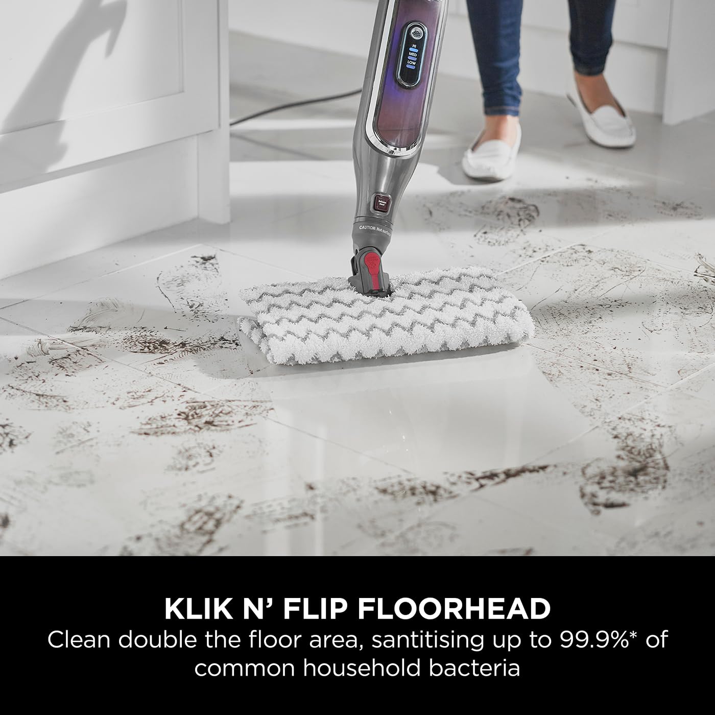 Shark Automatic Klik n' Flip Steam Mop for Hard Floors