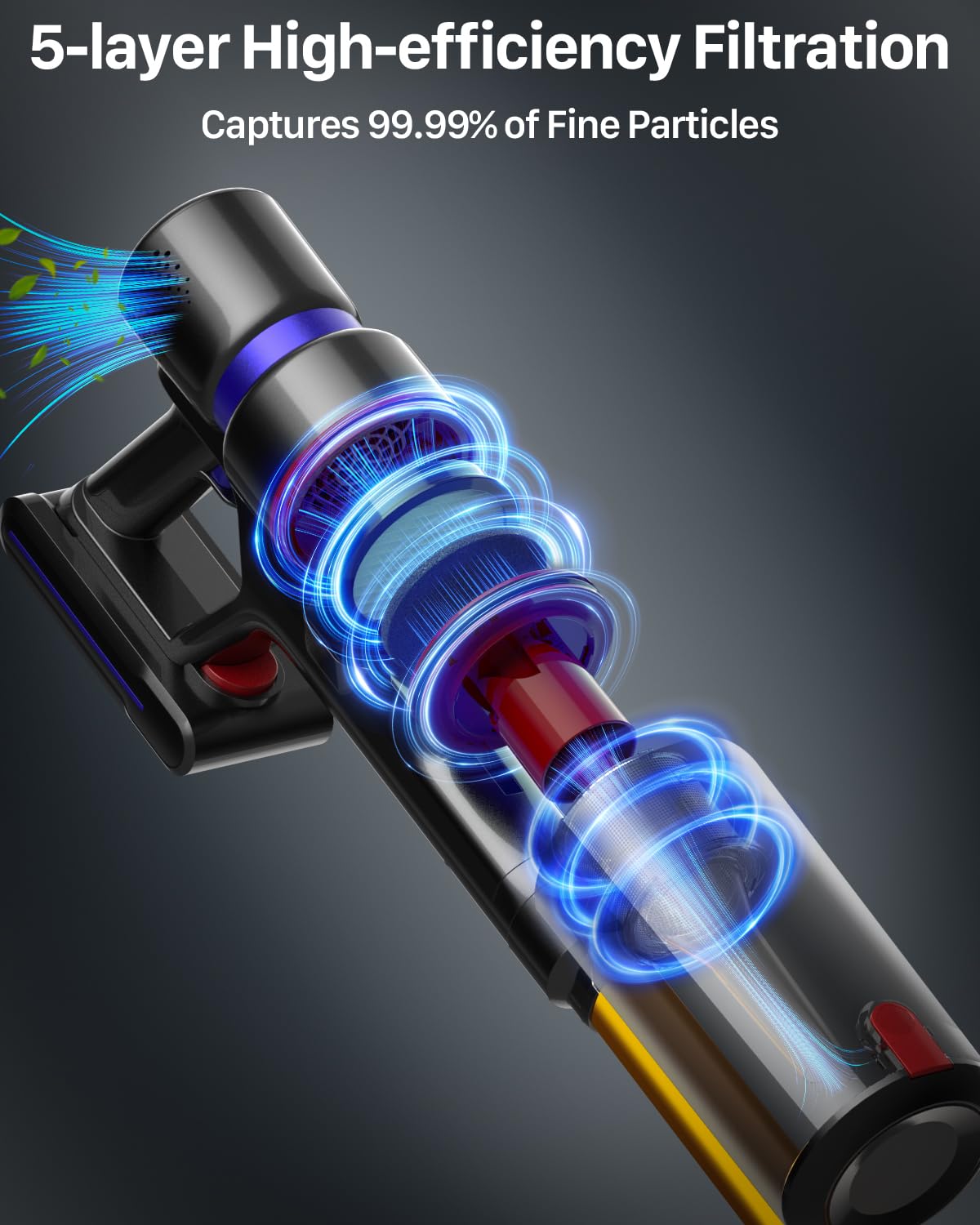 HOMPANY Cordless Vacuum Cleaner
