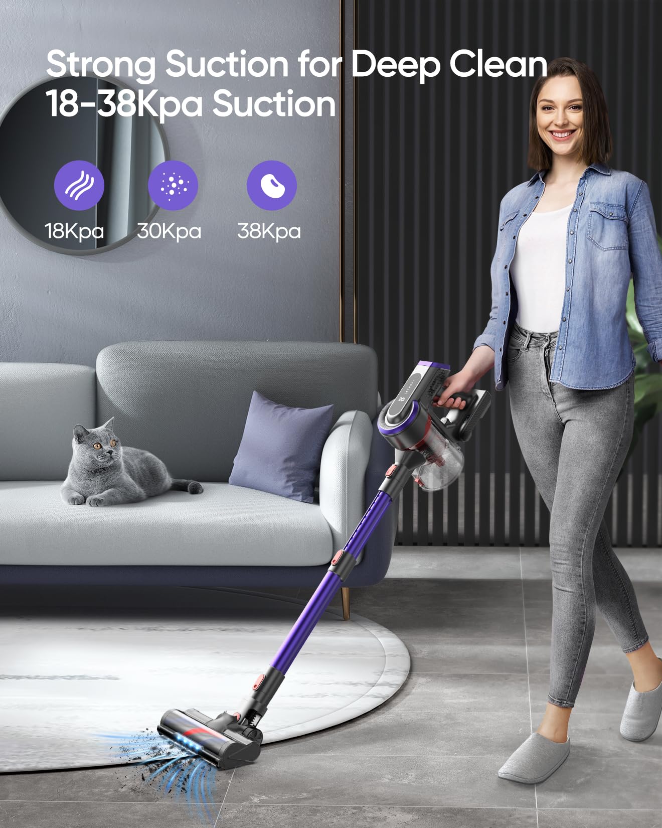 BuTure Cordless Vacuum Cleaner
