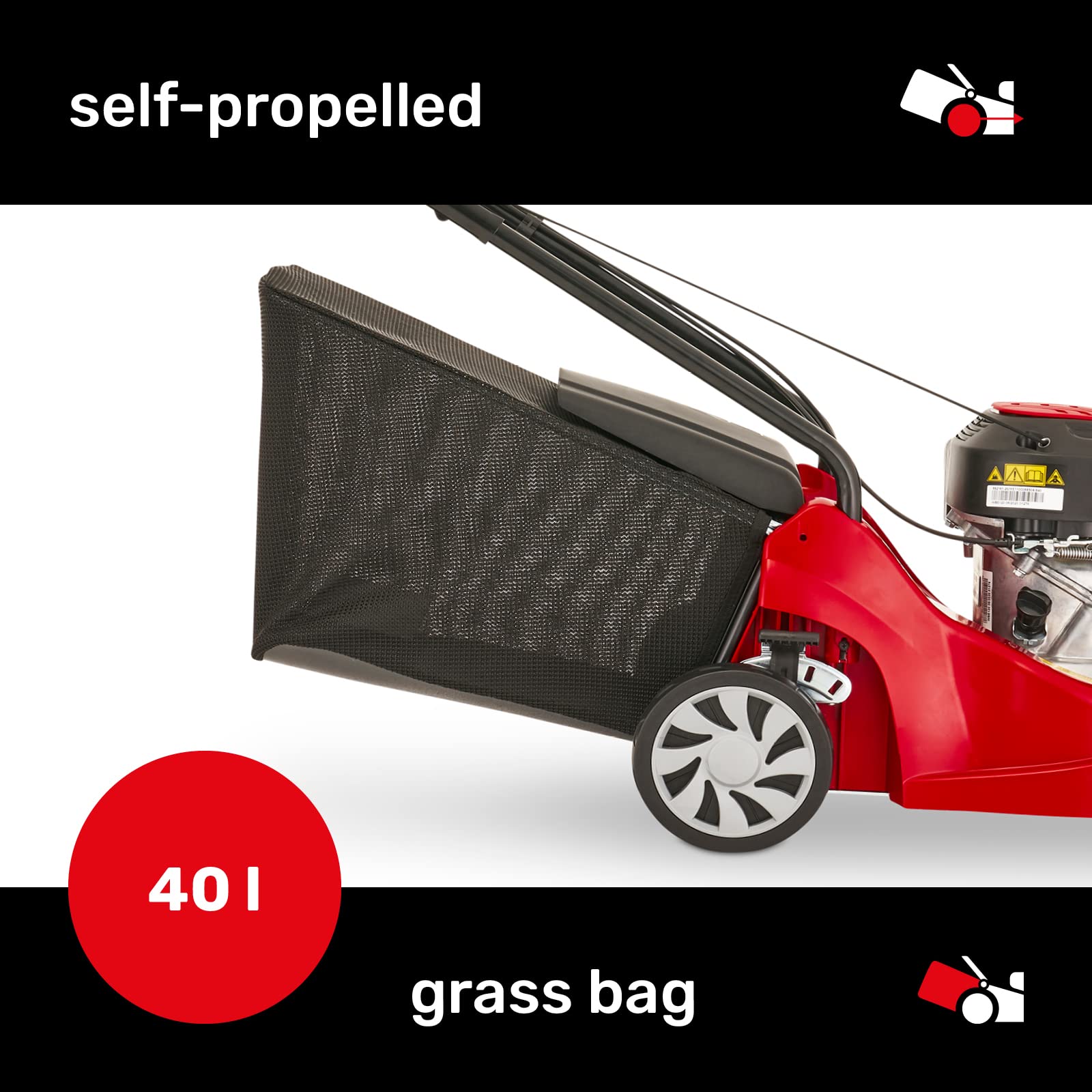 Mountfield HP164 Petrol Lawn Mower 39Cm