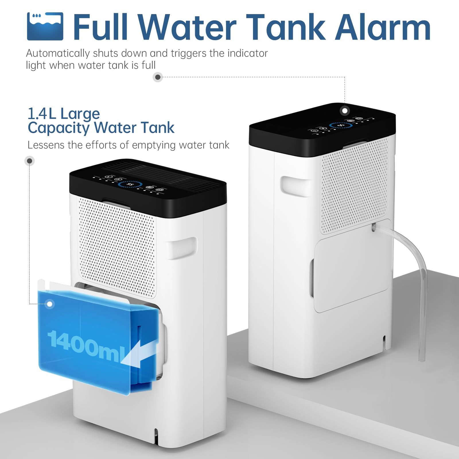 HUMSURE Dehumidifier 16L, Dehumidifiers for Home