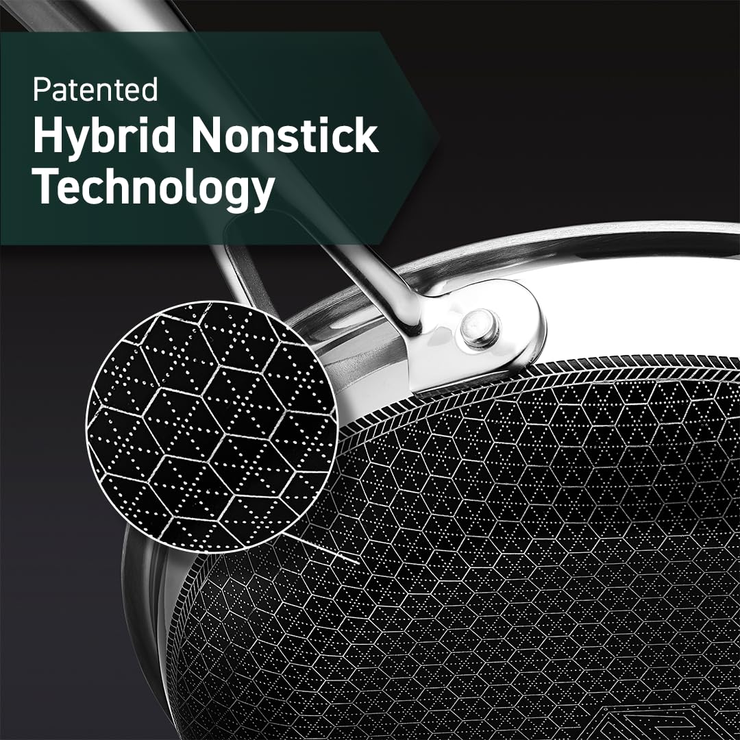 HexClad Hybrid Nonstick Frying Pan