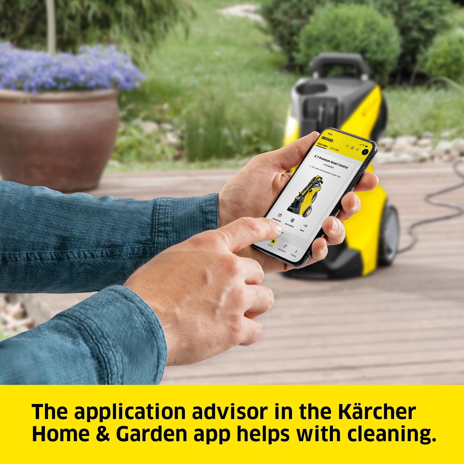 Kärcher K4 Power Control Pressure Washer Yellow