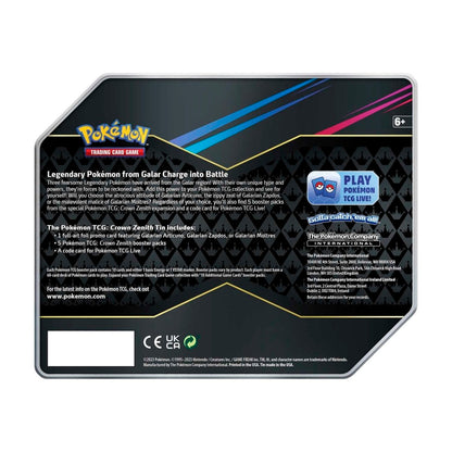 Pokémon TCG: Crown Zenith Collection Tin [Galarian Articuno]