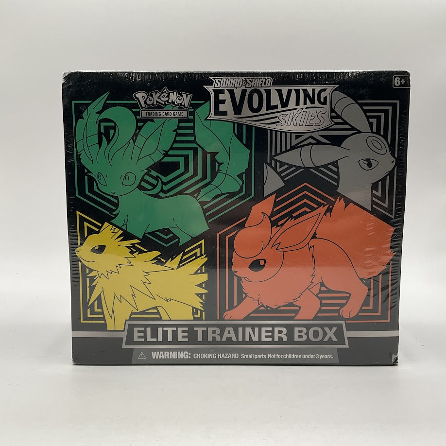 Pokémon TCG: Sword & Shield Evolving Skies Elite Trainer Box [Leafeon/Umbreon/Jolteon/Flareon] #1 — Packaging Condition: See Photos