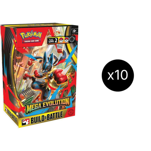 Pokémon TCG: Mega Evolution Build & Battle 10ct Display Box