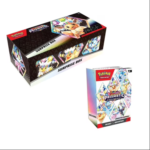 Pokémon TCG: Prismatic Evolutions Sam's Club Bundle [1 Bundle + 1 Surprise Box]