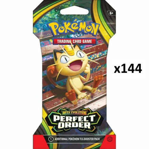 Pokémon TCG: Mega Evolution Perfect Order 144ct Sleeved Booster Case (ME03)