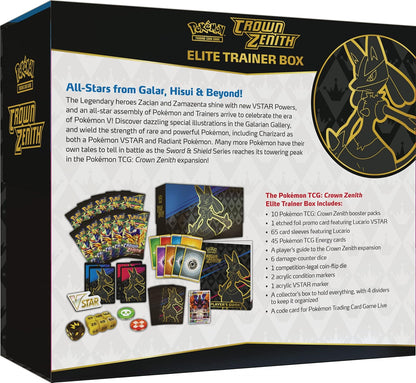 Pokémon TCG: Crown Zenith Elite Trainer Box