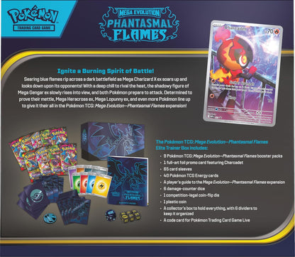Pokémon TCG: Mega Evolution Phantasmal Flames Elite Trainer Box (ME02)
