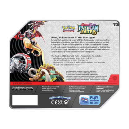 Pokémon TCG: Paldean Fates ex Tins [Charizard ex]