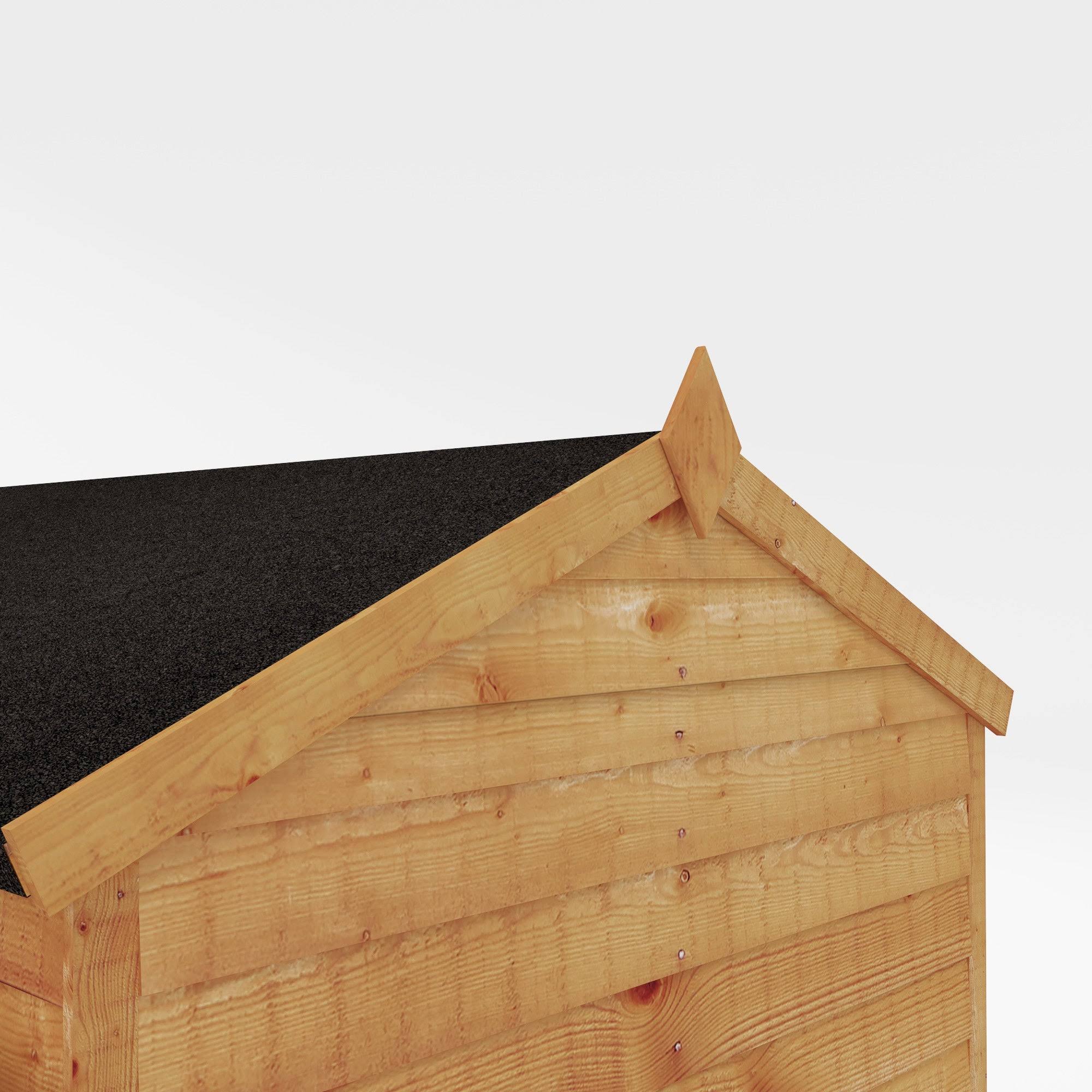 Mercia 6 x 4 Ft Overlap Reverse Apex Shed