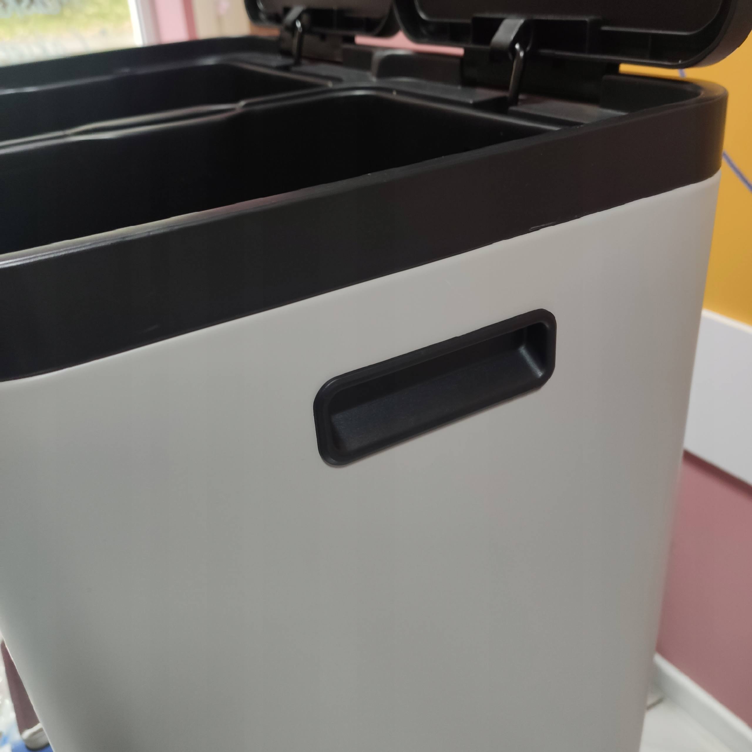 John Lewis 2 Section Recycling Bin, With Handles, 40L