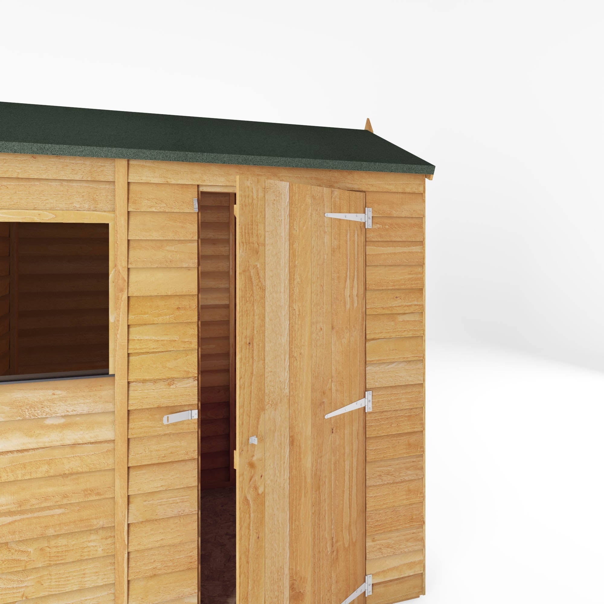 Mercia 6 x 4 Ft Overlap Reverse Apex Shed
