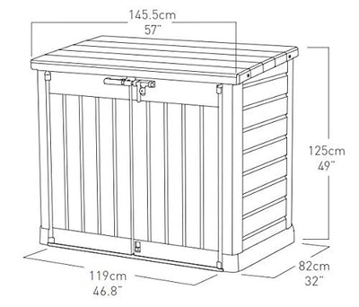Store It Out Max Keter Outdoor Garden Storage Shed