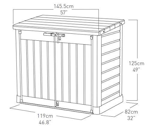 Store It Out Max Keter Outdoor Garden Storage Shed