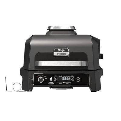Ninja Woodfire Pro XL Electric BBQ Grill & Smoker with Digital Probe