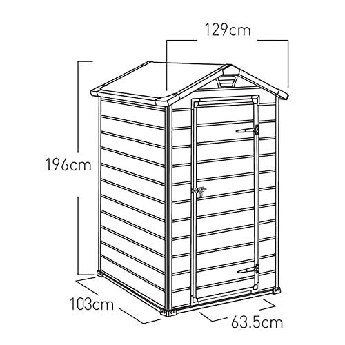 Keter Manor Outdoor Garden Storage Shed