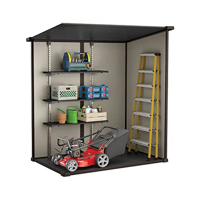 Keter Manor Outdoor Pent Single Door Garden Storage Shed