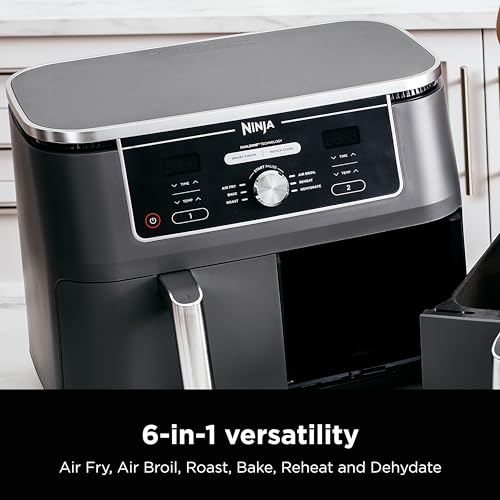 Ninja Foodi 10 Quart 6-in-1 DualZone XL 2-Basket Air Fryer DZ401