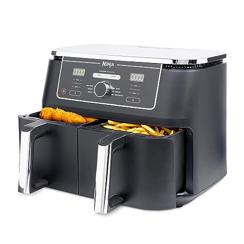 Ninja Foodi MAX Dual Zone Hot Air Fryer 9.5 L Capacity [AF400EU]