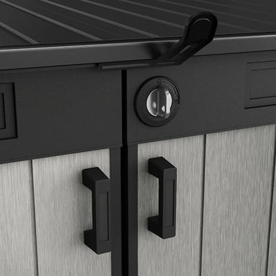 Keter Grande Store Outdoor Double Door Garden Furniture Storage Shed