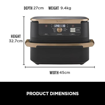 Ninja Foodi FlexDrawer 10.4L Air Fryer AF500UK