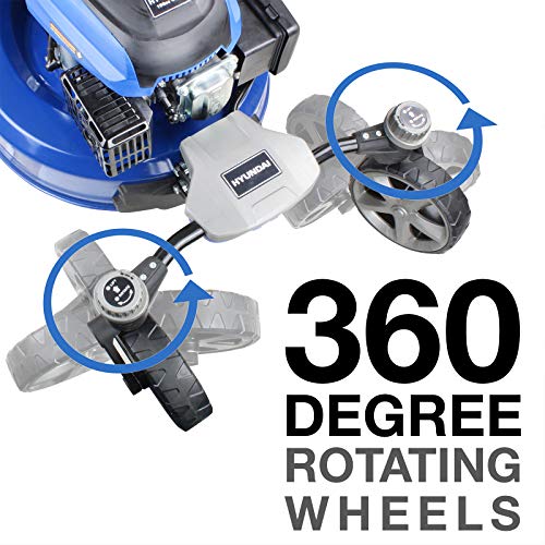 Hyundai 196cc Electric-start Self-propelled Petrol Lawnmower