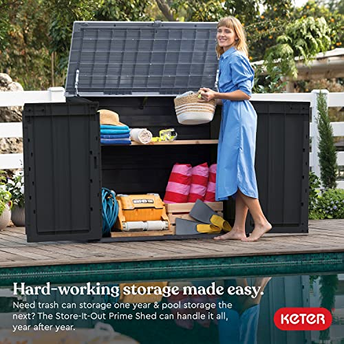 Keter Store-It-Out Prime 4.3 x 2.3 Foot Resin Outdoor Storage Shed