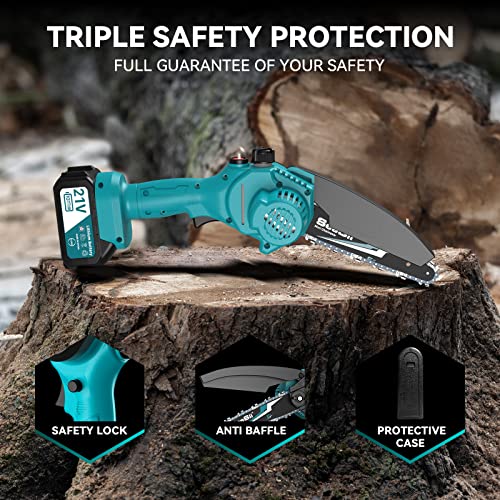 Seesii  Mini Chainsaw Cordless 6 inch,CH600+