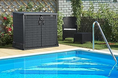 Duramax Cedargrain StoreAway 850L Plastic Garden Storage Shed