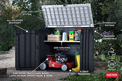 Keter Store-It-Out Prime 4.3 x 2.3 Foot Resin Outdoor Storage Shed