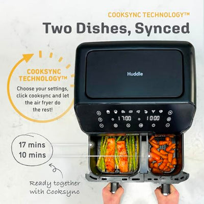 Huddle 8.5L Premium Dual Basket Air Fryer