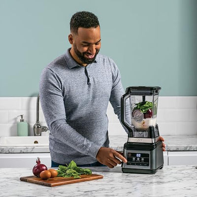 Ninja 2-in-1 Blender With Auto-iQ - Black - BN750UK