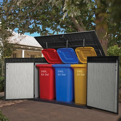 Keter Grande Store Outdoor Double Door Garden Furniture Storage Shed