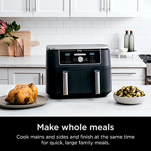Ninja Foodi 10 Quart 6-in-1 DualZone XL 2-Basket Air Fryer DZ401