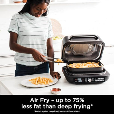 Ninja Foodi MAX PRO Health Grill, Flat Plate & Air Fryer [AG651UK]
