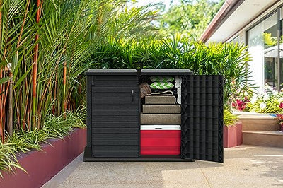 Duramax Cedargrain StoreAway 850L Plastic Garden Storage Shed