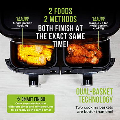 Tower Vortx 9L Duo Basket Air Fryer