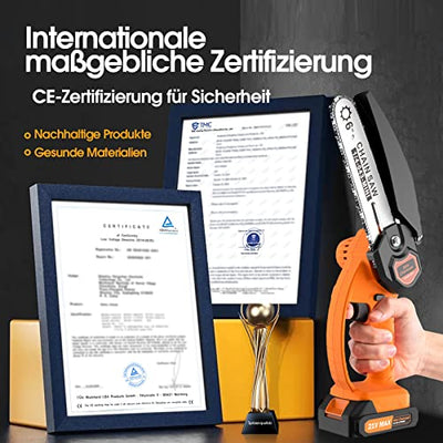 XIAZIR Mini Chainsaw 6 inch Cordless