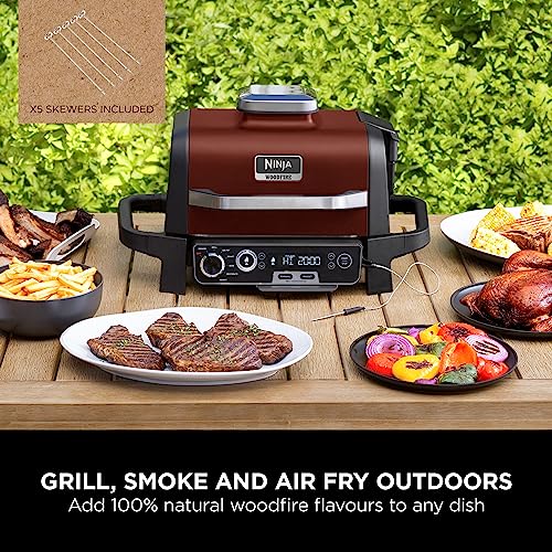 Ninja Woodfire Electric Outdoor BBQ Grill [OG751UKAMZ]