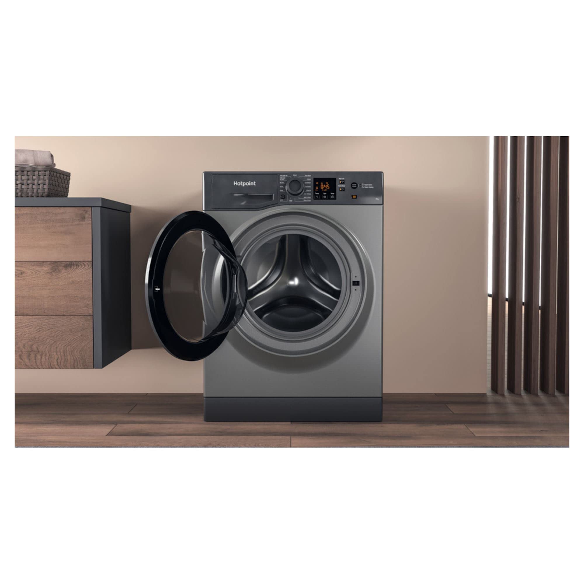 Hotpoint NSWR 743U GK UK N 7 kg 1400 Spin - Graphite