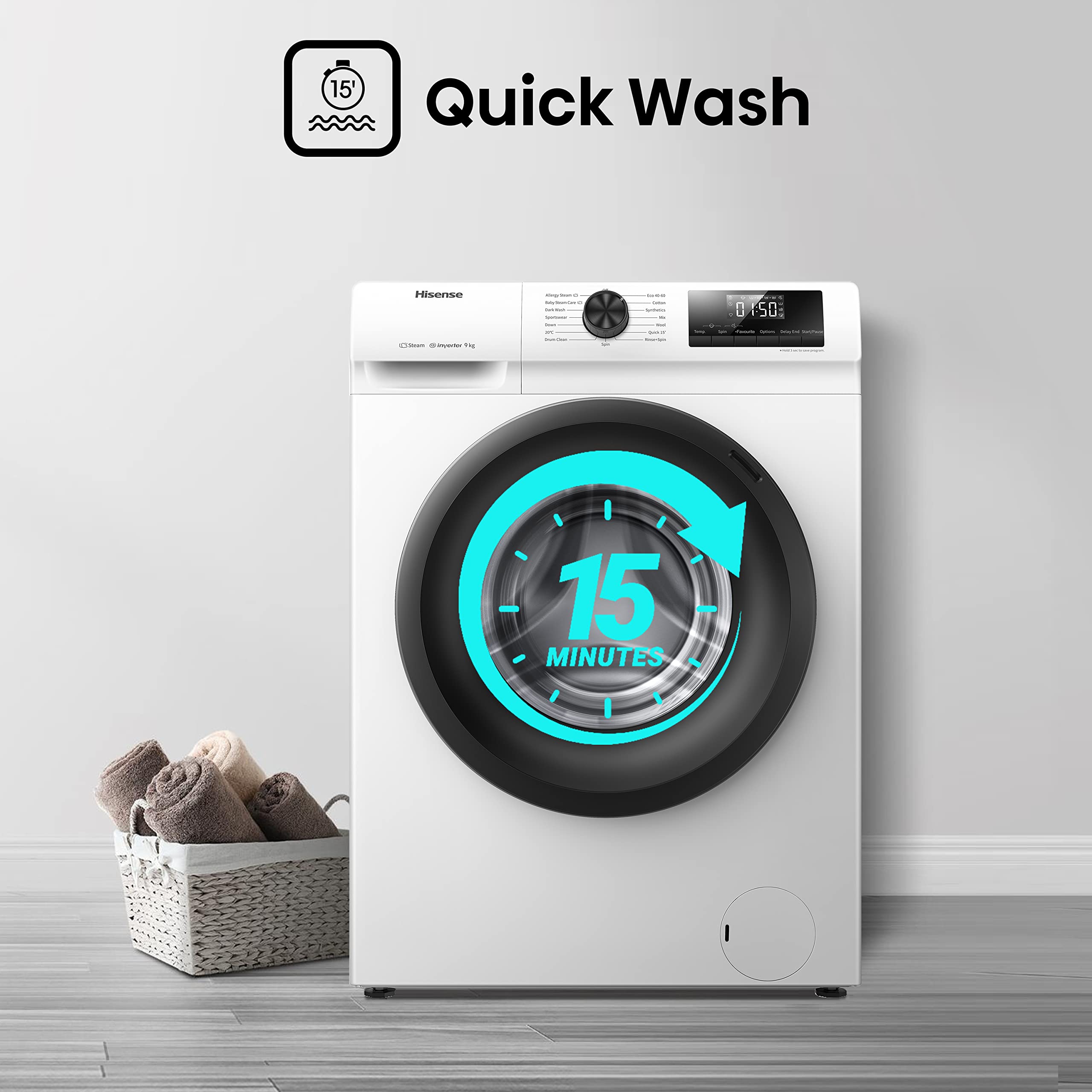 Hisense Freestanding-9 KG