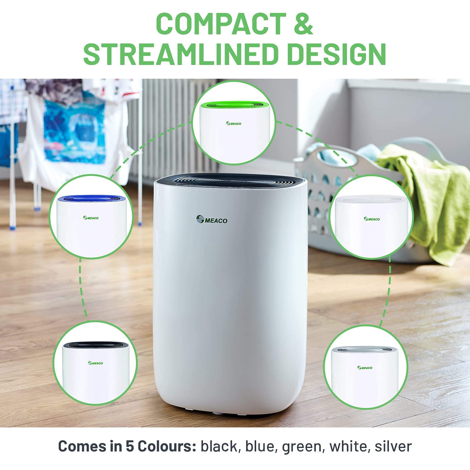 Meaco MeacoDry ABC Dehumidifier (Black) 12L