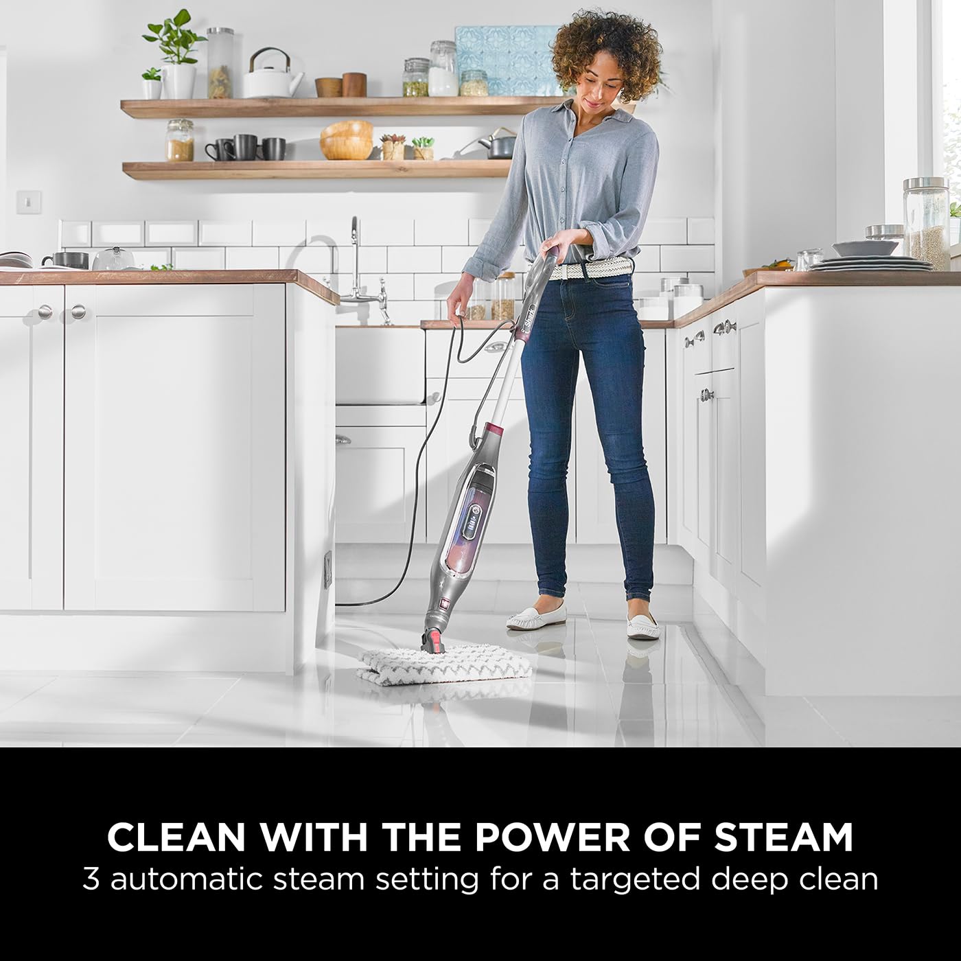 Shark Automatic Klik n' Flip Steam Mop for Hard Floors